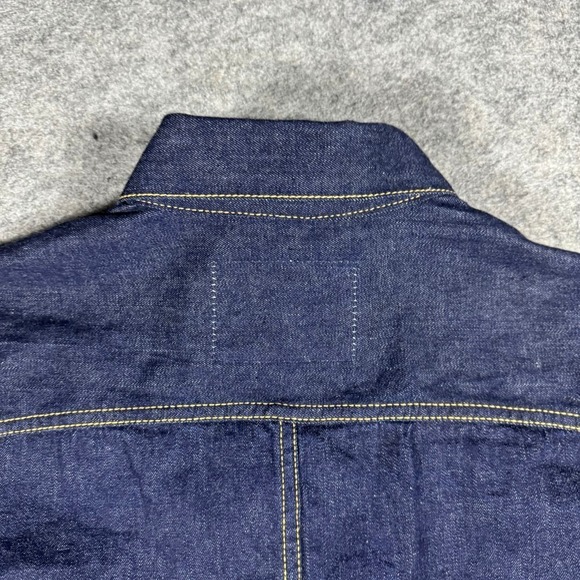 Japan Blue Jeans Type 1 Selvedge Denim Jacket Indigo Made in Japan 38 Buckleback - Picture 12 of 16